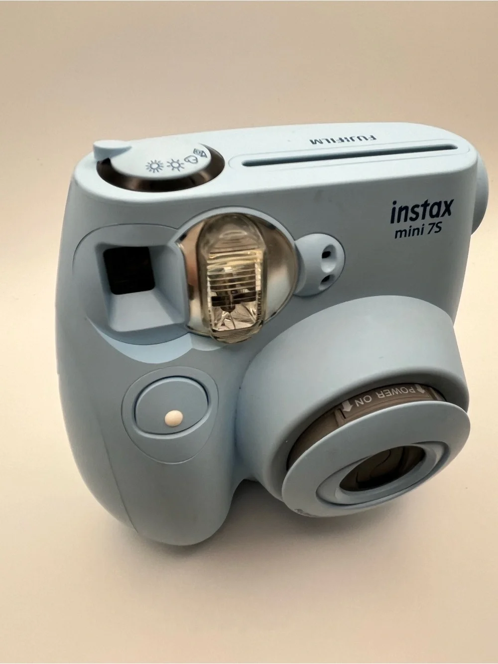 Instax Mini 7S Instant Camera Light Blue Tested & Working Comes with New Film